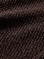 CashSoft Shaker-Stitch Crewneck Sweater