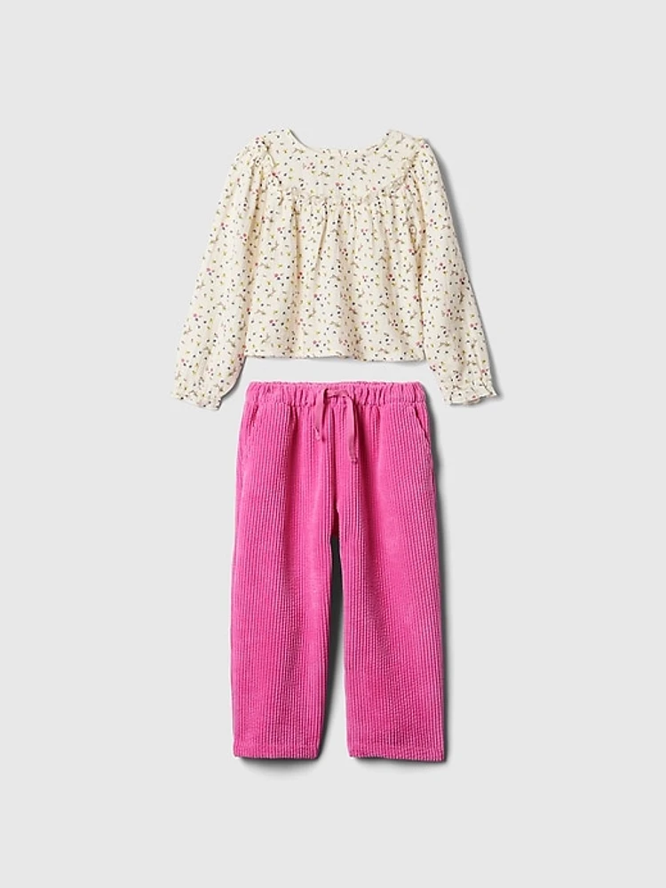 babyGap Ruffle Corduroy Outfit Set