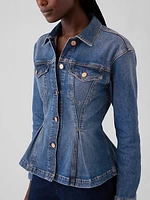 Cinched Denim Jacket