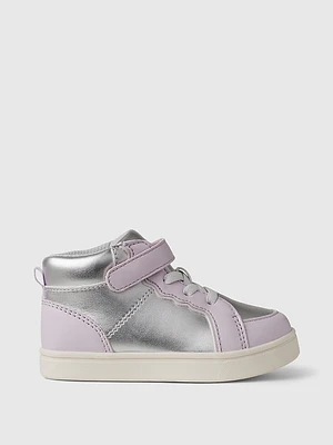 Baby & Toddler Metallic High-Top Sneakers