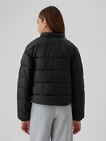 Kids Recycled Lightweight PrimaLoft® Puffer Bomber Jacket