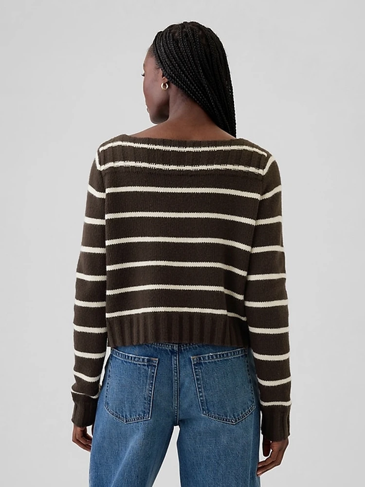 CashSoft Boatneck Sweater