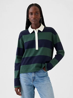 Cropped Rugby Polo Shirt Shirt