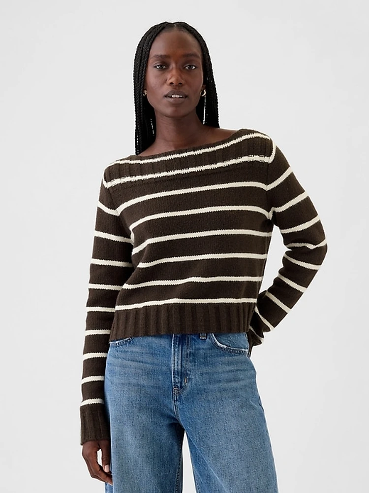 CashSoft Boatneck Sweater