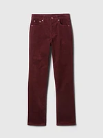 High Rise Corduroy '90s Straight Pants