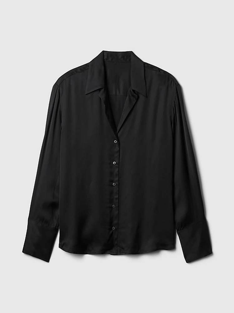 Satin Relaxed Shirt