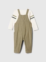 Baby Corduroy Overall Outfit Set