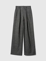 365 High Rise Brushed Twill Pleated Trousers