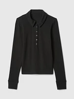 Modern Cropped Polo Shirt