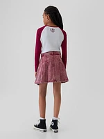 Gap × American Girl Kids Pleated Denim Skirt