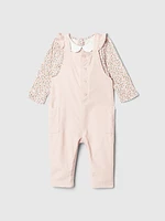 Baby Corduroy Overall Outfit Set