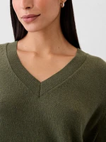 CashSoft V-Neck Sweater