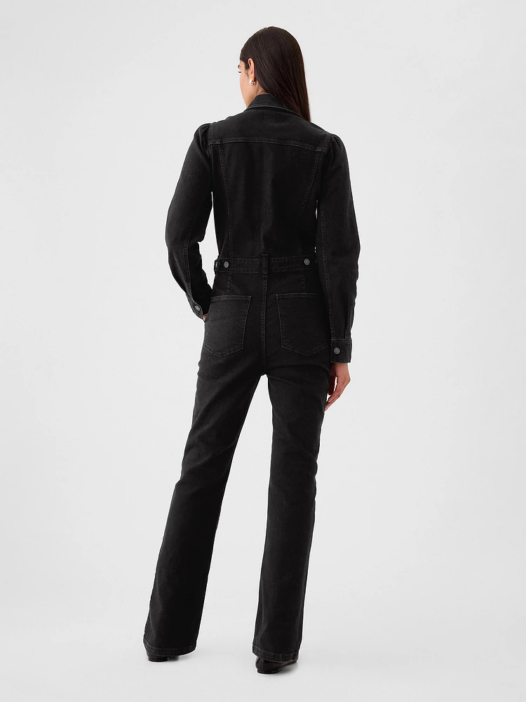 Western Denim Jumpsuit