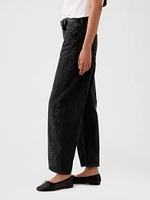 High Rise Barrel Jeans