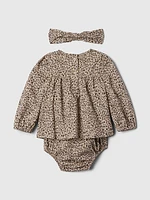 Baby Leopard Bodysuit Dress