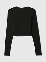 Modern Rib Cropped T-Shirt