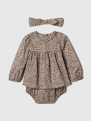 Baby Leopard Bodysuit Dress