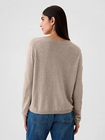 CashSoft V-Neck Sweater