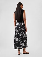 Satin Maxi Skirt