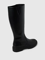 Vegan Leather Tall Boots