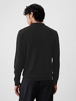 Merino Polo Sweater