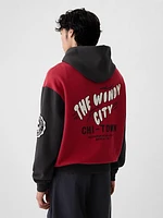 Chicago Logo Colorblock Hoodie