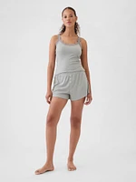 Mini Rib Relaxed PJ Shorts