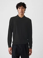 Merino Polo Sweater