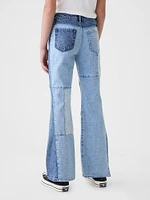Kids High Rise '70s Flare Jeans