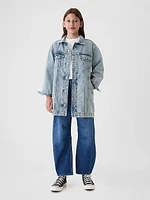 Kids Longline Icon Denim Jacket