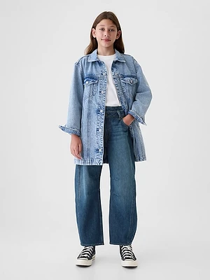 Kids Mid Rise Horseshoe Jeans