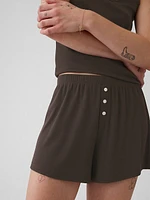 Mini Rib PJ Shorts