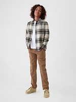 Kids Organic Cotton Flannel Shirt