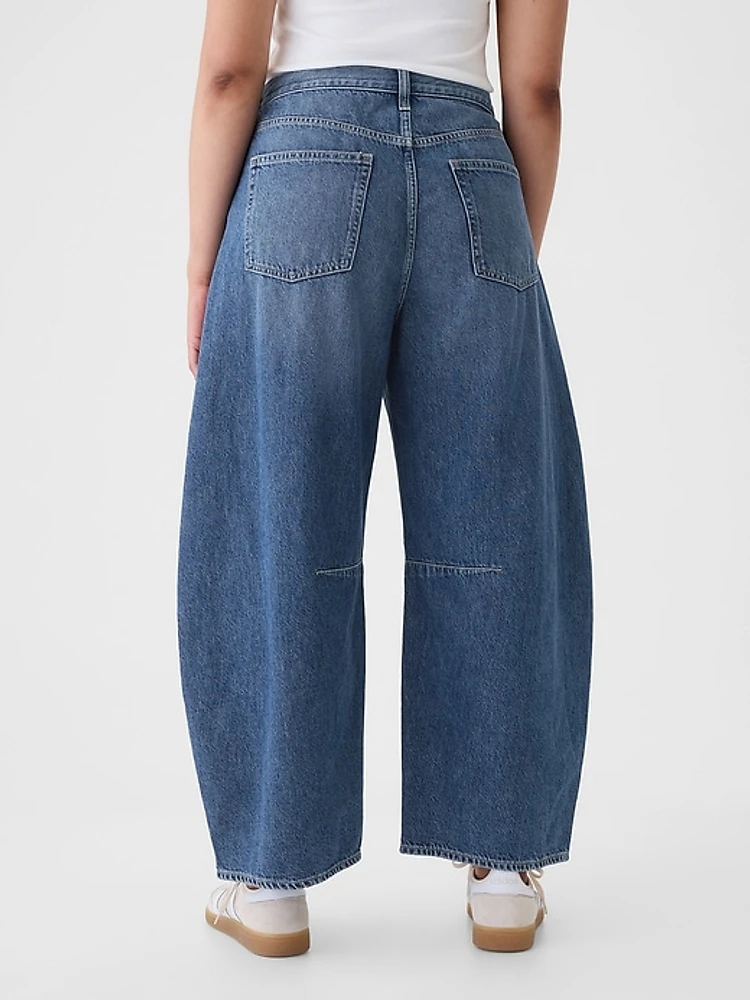 High Rise Horseshoe Jeans