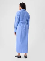 Organic Cotton Maxi Shirtdress