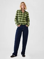 Organic Cotton Cropped Shirt