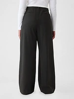 365 High Rise Brushed Twill Pleated Trousers