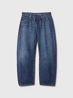 Kids Mid Rise Horseshoe Jeans