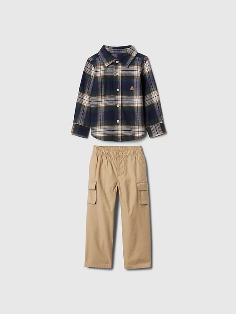 babyGap Flannel Outfit Set