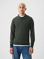 Merino Polo Sweater