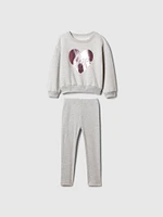 babyGap Vintage Soft Logo Sweatshirt Set