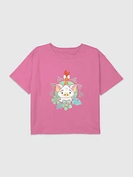 Kids Moana Pua and Hei Graphic Boxy Crop Tee