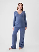 Maternity Rib PJ Set