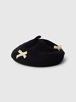 Toddler CashSoft Bow Beret