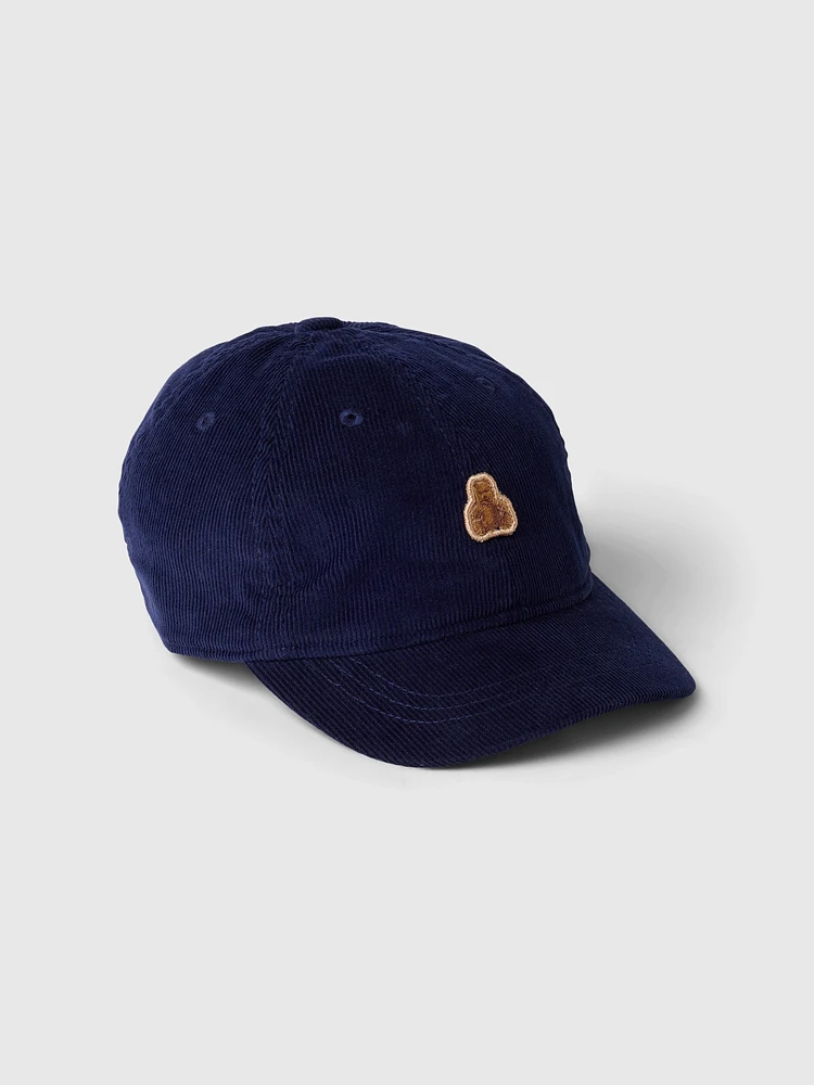 Toddler Corduroy Baseball Hat