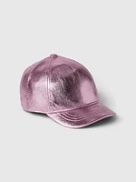 Toddler Metallic Baseball Hat