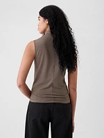 Featherweight Turtleneck Tank Top