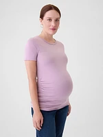 Maternity Modern Crewneck T-Shirt