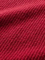 CashSoft Shaker-Stitch Crewneck Sweater