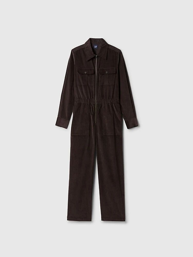 Corduroy Utility Jumpsuit